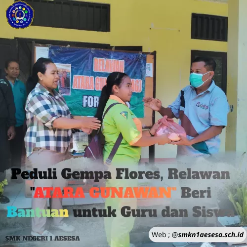 Tim Relawan ATARA GUNAWAN Peduli Guru dan Siswa di Sekolah